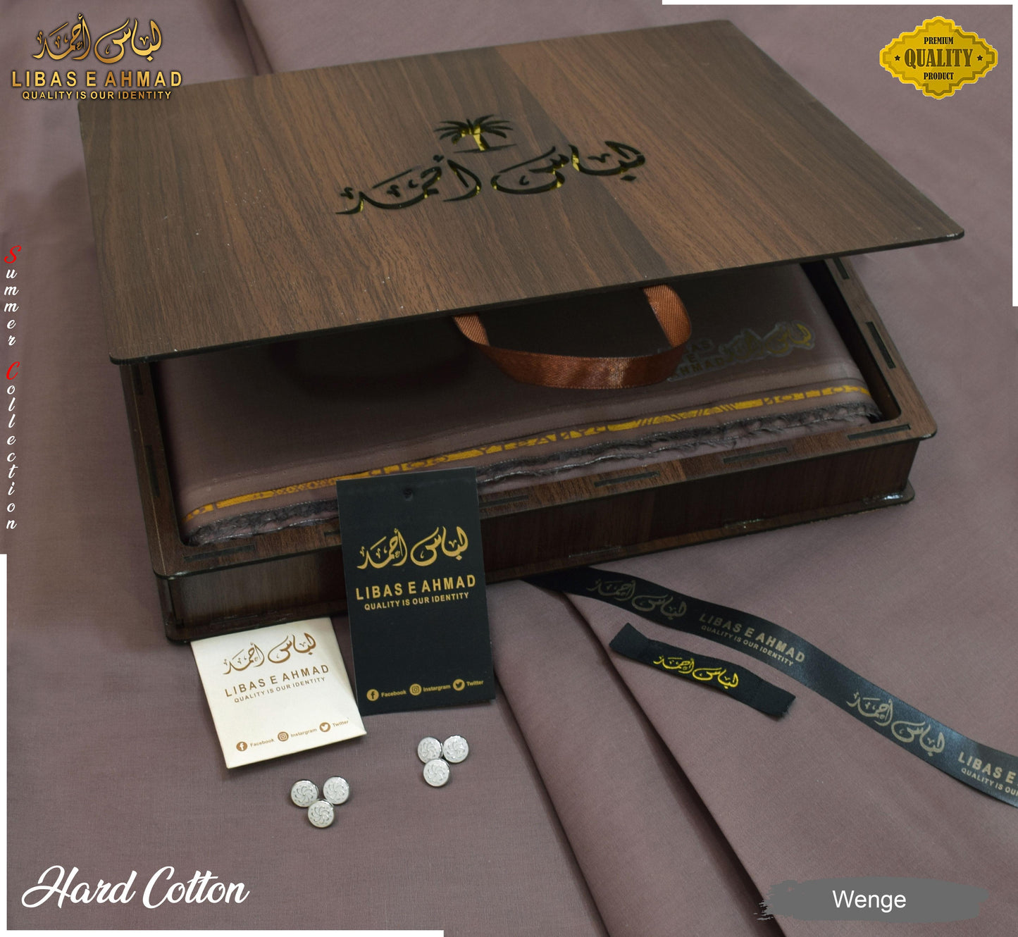 LIBAS e AHMAD EXECUTIVE COTTON (WOODEN BOX PACK SUIT)